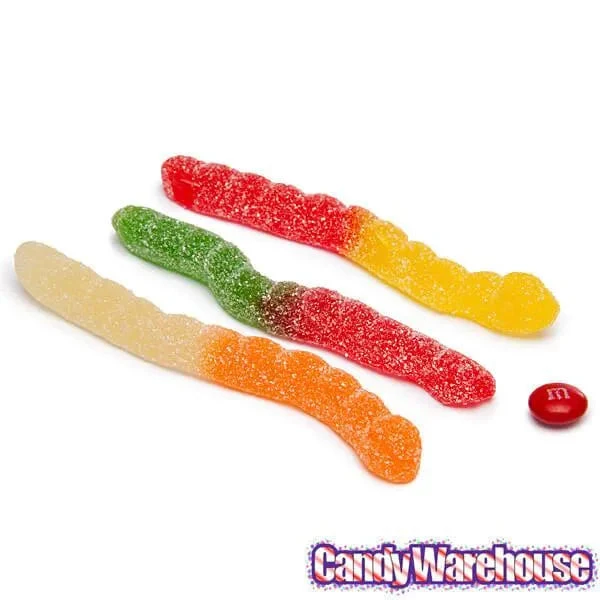 Albanese Assorted Fruit Sour Gummy Worms: 4.5LB Bag - Image 3