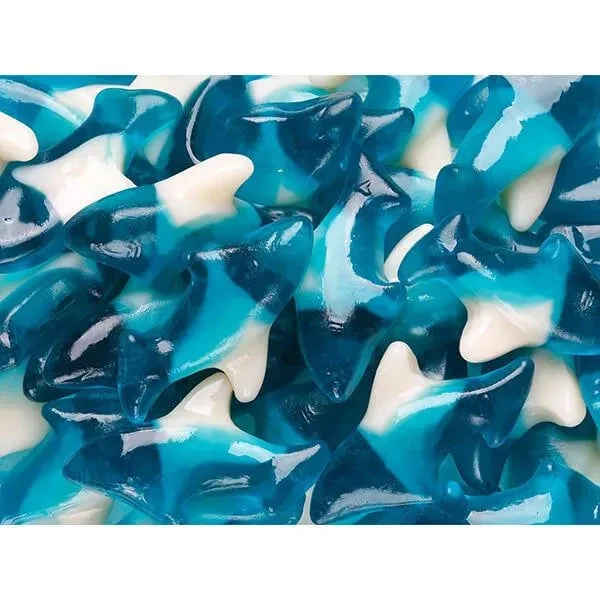 Albanese Blue Gummy Sharks: 5LB Bag - Image 2