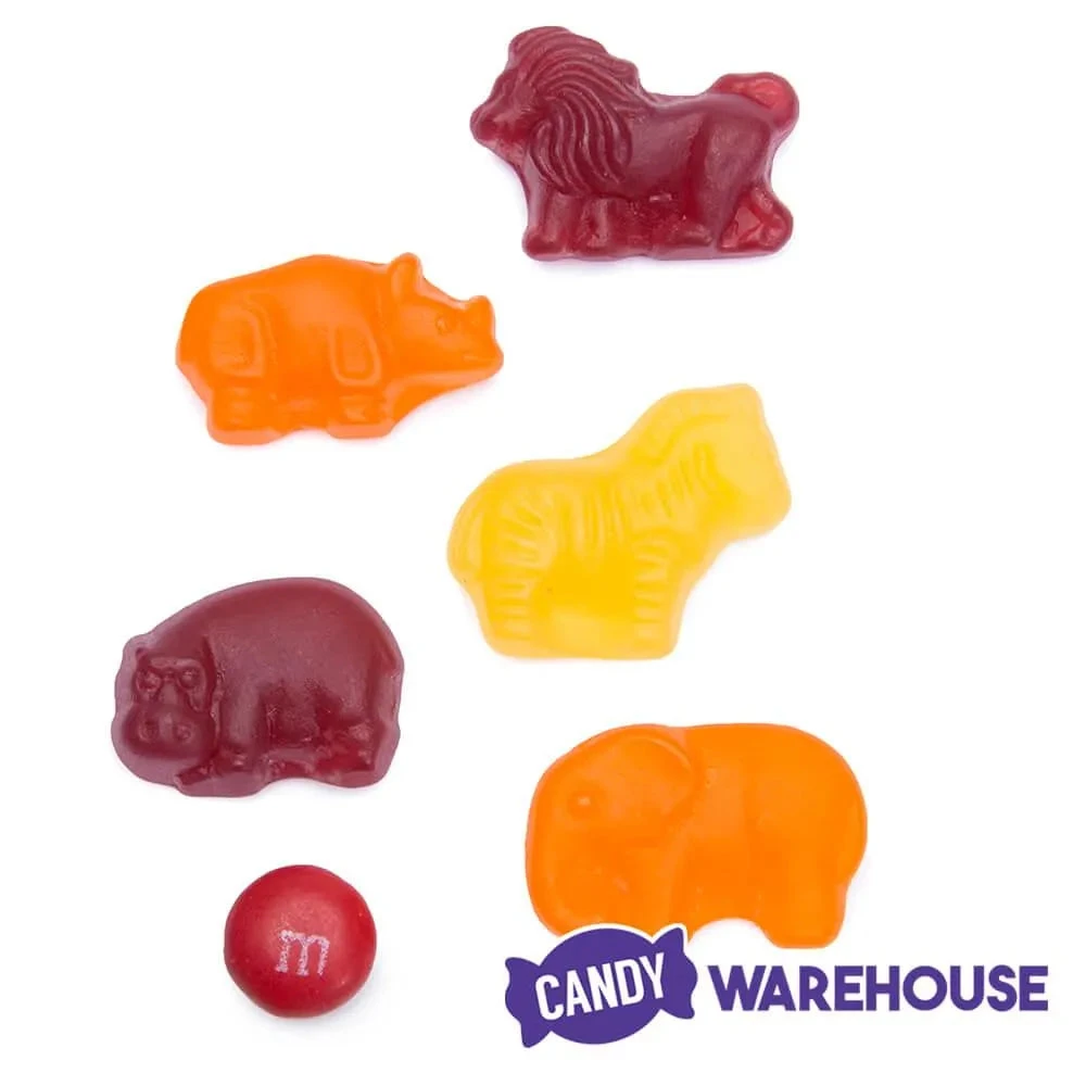 All Natural Zoo Animals Gummy Candy: 2LB Bag - Image 3