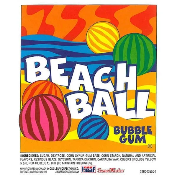 Beach Balls 1-Inch Gumballs: 850-Piece Case - Image 2