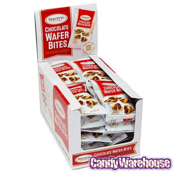 Dolcetto Chocolate-Filled Cookie Bites Packs: 24-Piece Display - Image 2