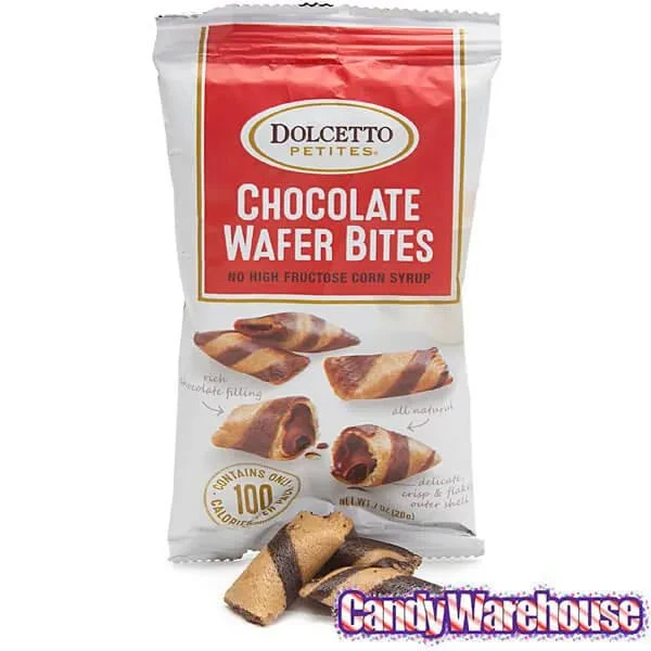 Dolcetto Chocolate-Filled Cookie Bites Packs: 24-Piece Display - Image 6