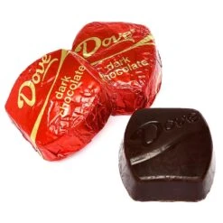 Dove Dark Chocolate Squares: 28-Piece Bag