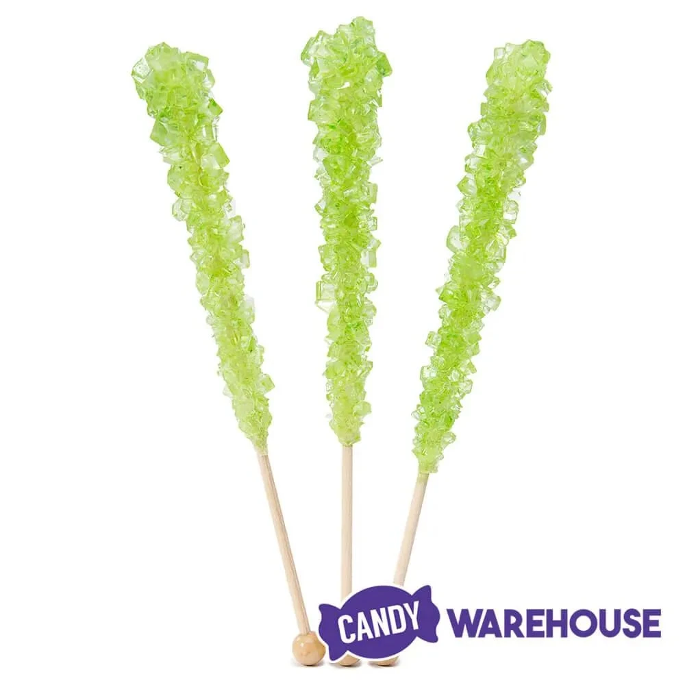 Espeez Rock Candy Crystal Sticks - Light Green: 36-Piece Tub - Image 2