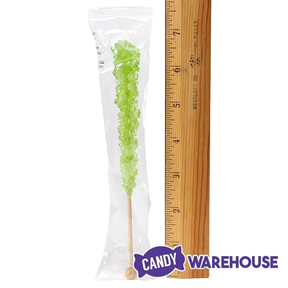 Espeez Rock Candy Crystal Sticks - Light Green: 36-Piece Tub - Image 3