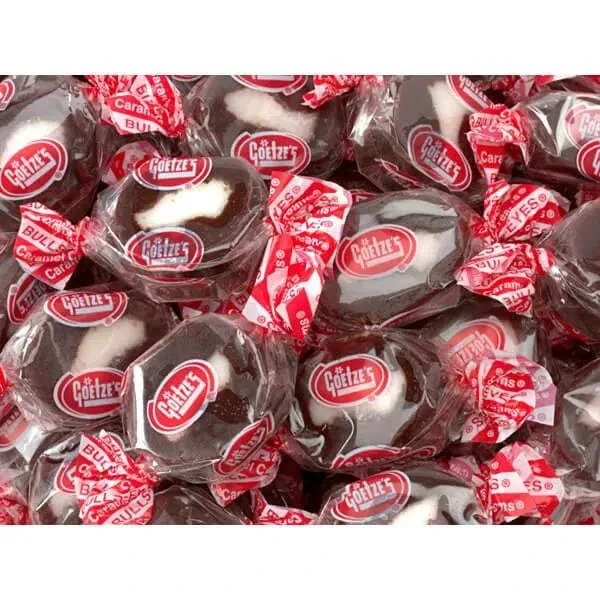 Goetze's Caramel Creams Bulls Eyes Candy - Chocolate: 5LB Bag - Image 3
