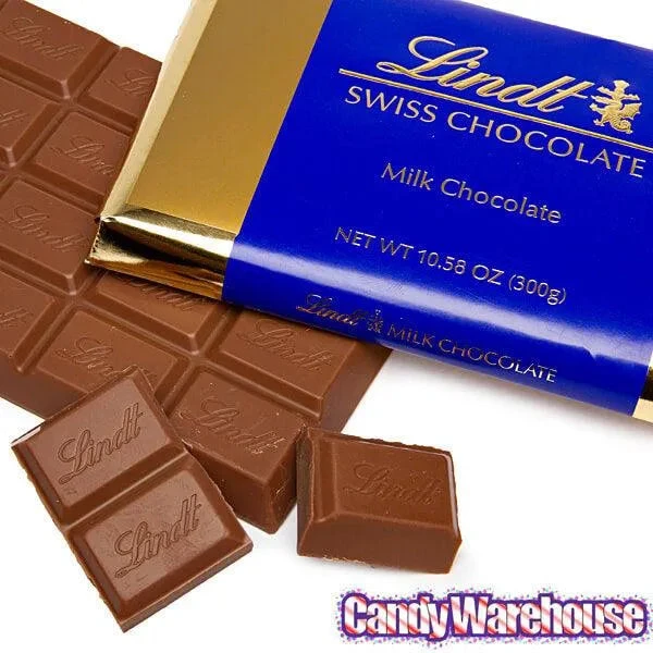 Lindt 10.5-Ounce Chocolate Gold Bars - Swiss Milk: 10-Piece Case - Image 2