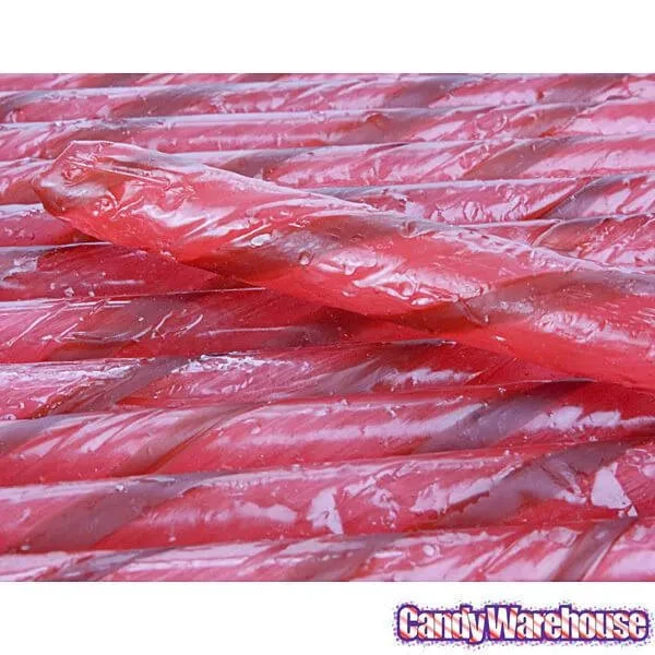 Old Fashioned Hard Candy Sticks - Raspberry: 80-Piece Box - Image 2