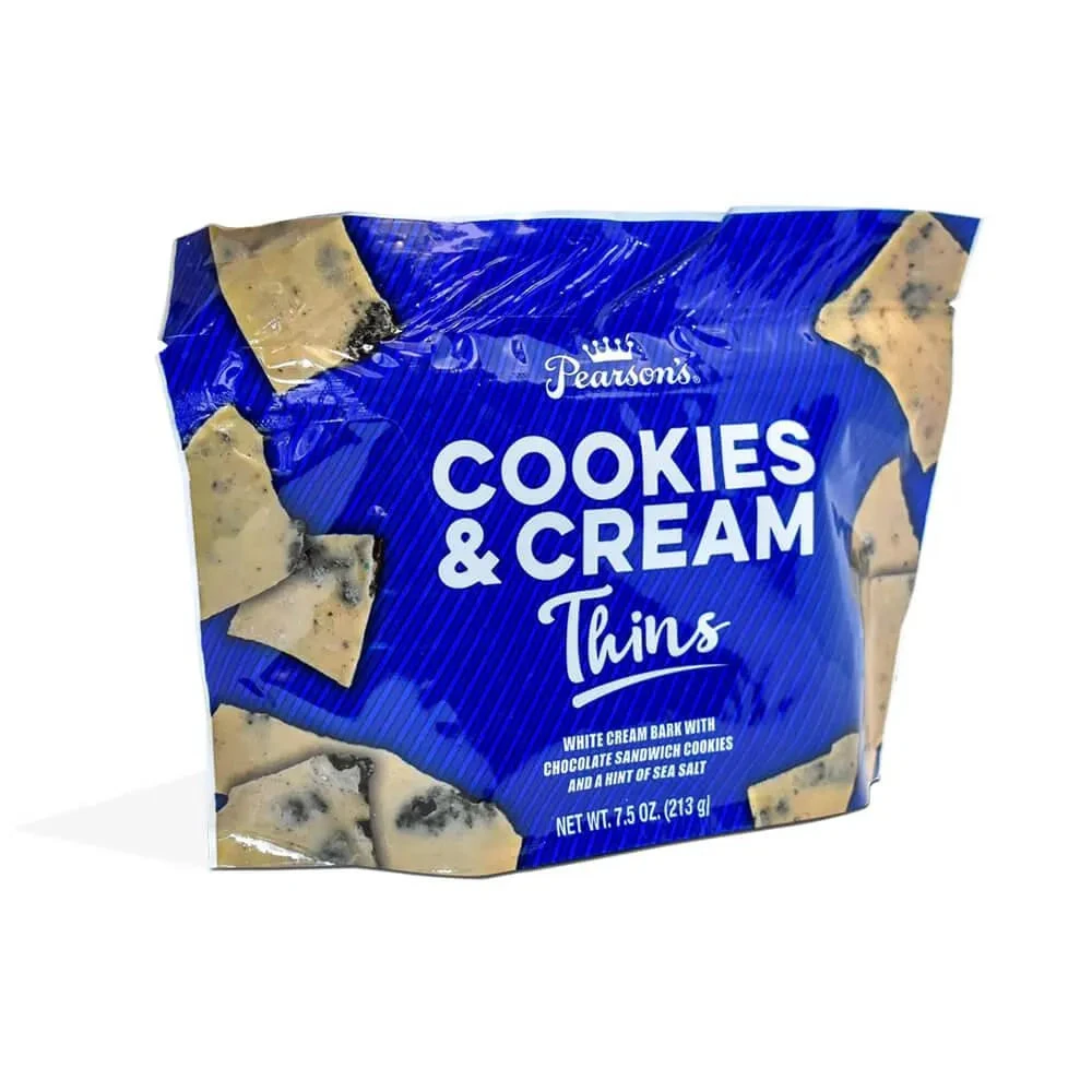 Pearson's Cookies And Cream Thins: 7.5-Ounce Bag