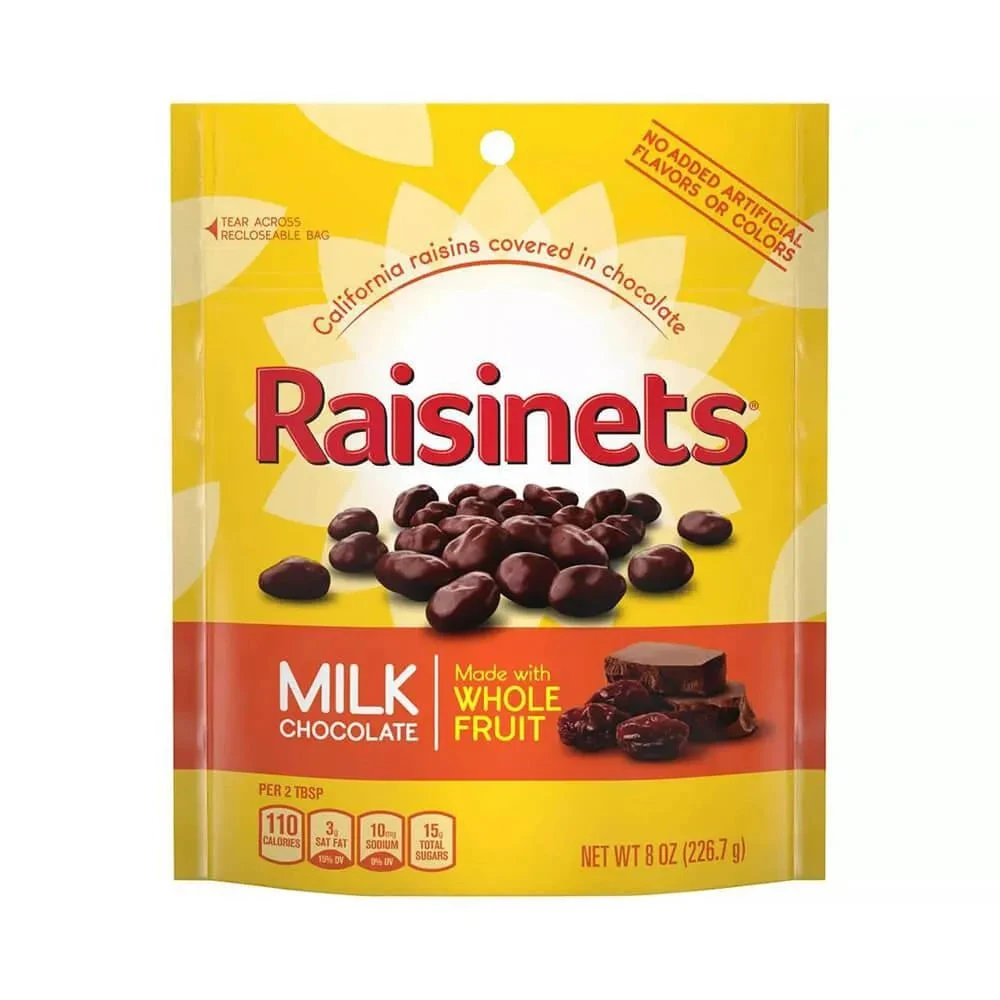Raisinets Milk Chocolate Raisins Candy: 8-Ounce Bag - Image 5