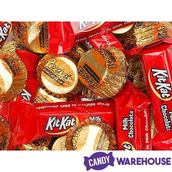 Reese's Peanut Butter Cups And Kit Kat Miniatures Bulk Candy: 2LB Bag - Image 4