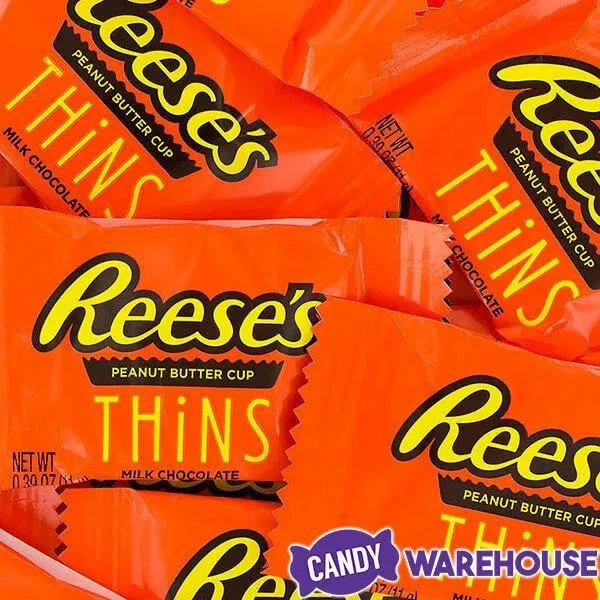 Reese's Thins Milk Chocolate Peanut Butter Cups Candy: 7.37-Ounce Bag - Image 3