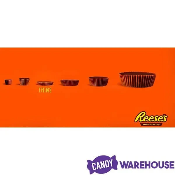 Reese's Thins Milk Chocolate Peanut Butter Cups Candy: 7.37-Ounce Bag - Image 6