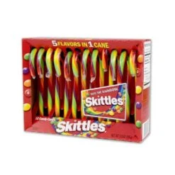Skittles Candy Canes: 12-Piece Box