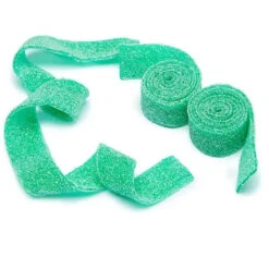 Sour Power Belts Candy - Green Apple: 3KG Bag