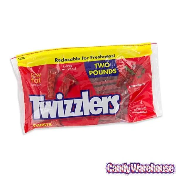 Twizzlers Strawberry Licorice Twists: 32-Ounce Reclosable Bag - Image 3