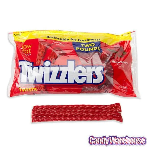 Twizzlers Strawberry Licorice Twists: 32-Ounce Reclosable Bag - Image 4